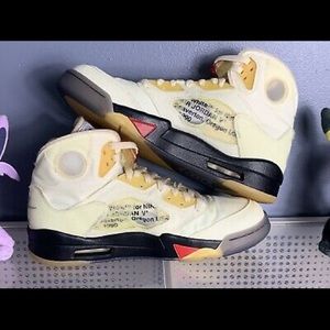 OFF-WHITE X Air Jordan 5 ‘Sail’